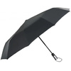 Folding vinyl automatic umbrella AU20 Black Silver durable all-weather design