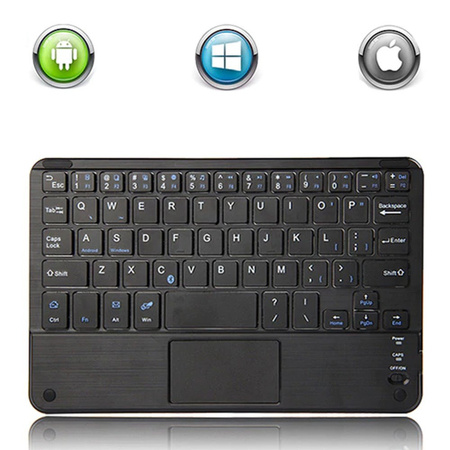 Etui z klawiaturą Bluetooth do Huawei MediaPad T5 10 10.1 touchpad, czarne