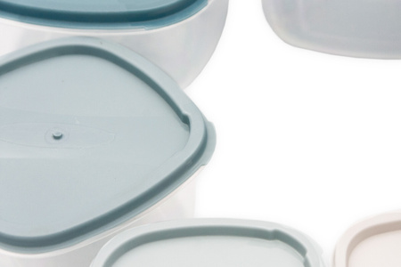 Set of food containers with lid plastic 6 pieces