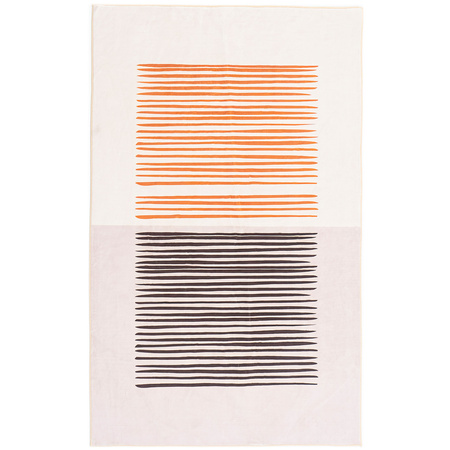 NOVO Strado modern carpet for living room delicate beige velvet pattern Sand Lines 120x160 cm