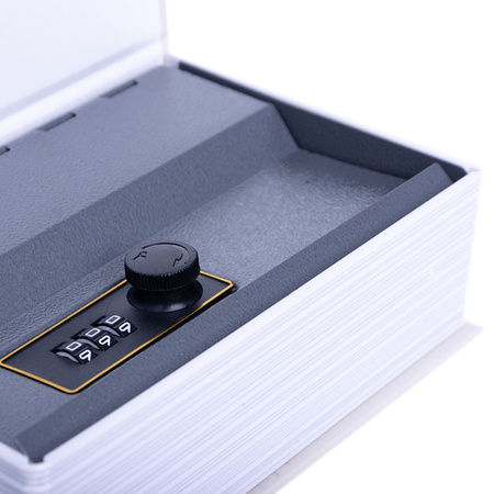 Safe book metal safe deposit box for money keys jewelry watches