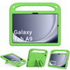 Puzdro FunColor s držiakom na Samsung Galaxy Tab A9 8.7 X110 / X115, zelené - ochranné