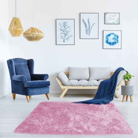 Shaggy Strado room carpet 140x200 PinkPanther (Pink)
