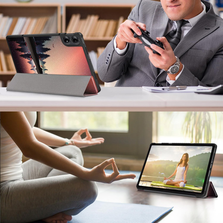 Etui Graficzne do Xiaomi Redmi Pad Pro 12.1 2024 / Poco Pad 12.1 z klapką - ochronne z podstawką