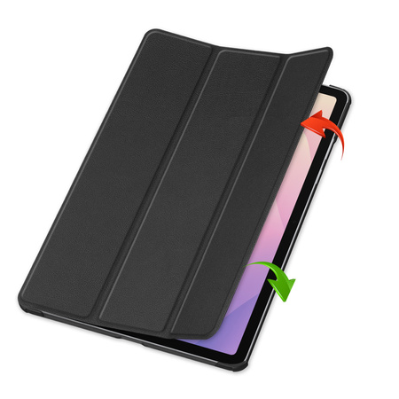 Puzdro Smart na Samsung Galaxy Tab S11 11 SM SMX736 s klapkou, čierne - ochranné so stojanom