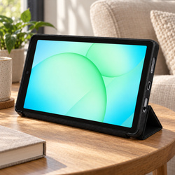 Etui Smart do Galaxy Tab A11 X135/X133 A9 SM-X115/SM-X110 z klapką - czarne