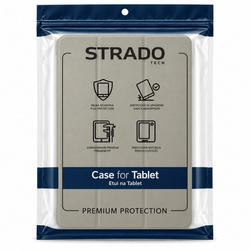 	Etui Crystal do Apple iPad 10.9 10 2022 / iPad 11 A16 2025 Gen 10 11, szare - ochronne z podstawką