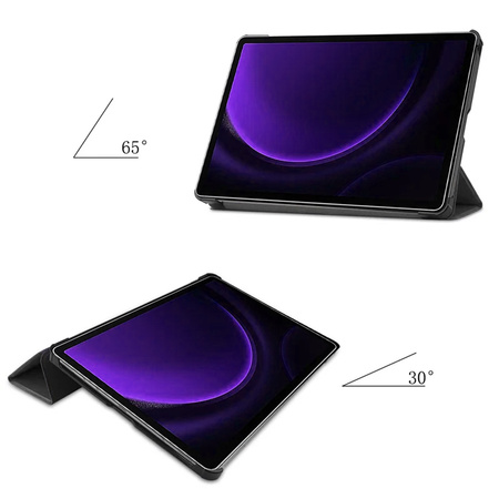 Etui Smart do Samsung Galaxy Tab S9 / S10 FE 10.9 SM / Galaxy Tab S9 FE 10.9 2023 / S10 FE 2025, czarne - ochronne