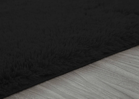 Shaggy Strado 60x90 BlackSky Carpet (Black)