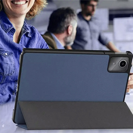 Etui Smart do Lenovo Tab M11 10.95 11 TB330 / Tab M11, granatowe - ochronne z podstawką