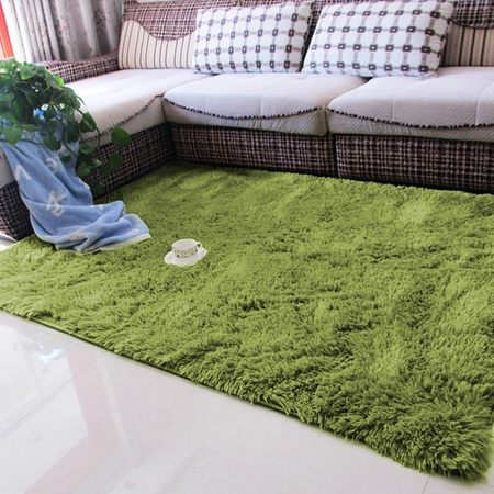 Dywan Shaggy 60x120 cm, zielony - miękki, puszysty do salonu i sypialni