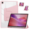 Puzdro 360 Crystal na Lenovo Tab 10.1 2025, ružové - ochranné so stojanom, prístup k portom a tlačidlám