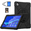 Armor Case with Handle Strap for Lenovo Tab M10 TB-X306X/X306F (Black)