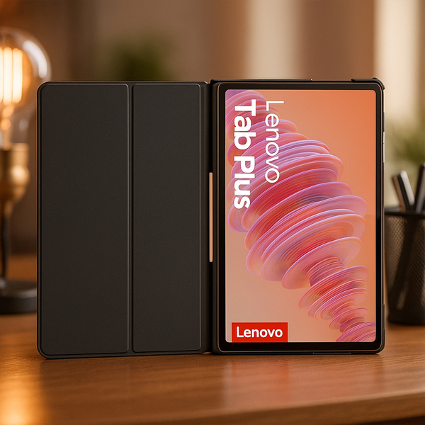Smart magnetic case for Lenovo Tab Plus TB351FU (Black)