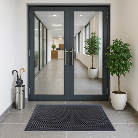 STRADO doormat 3d mesh under shoe door rubber mat 60x90 thick XL