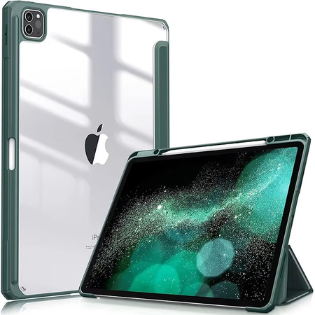 Etui Pencil do iPad Pro 11 Gen 5 M4 2024 A2836 A2837 3006 / Gen. 5 A2836, zielone - ochronne