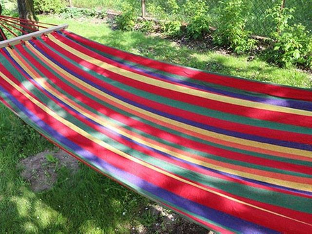 Hanging garden hammock with rocker 200x80 frame