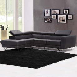 Shaggy Strado room carpet 130x190 BlackSky (Black)