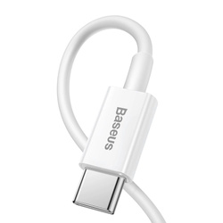 Kábel Baseus Superior Series USB-C / Lightning PD 20W 1 m, biely