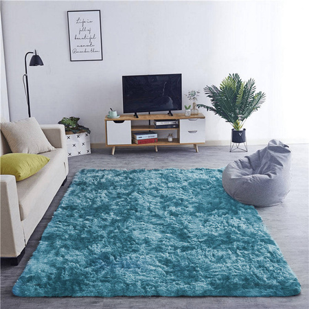 Ombre Shaggy Strado Rug 160x220 OmbreNavy (Dark Blue)