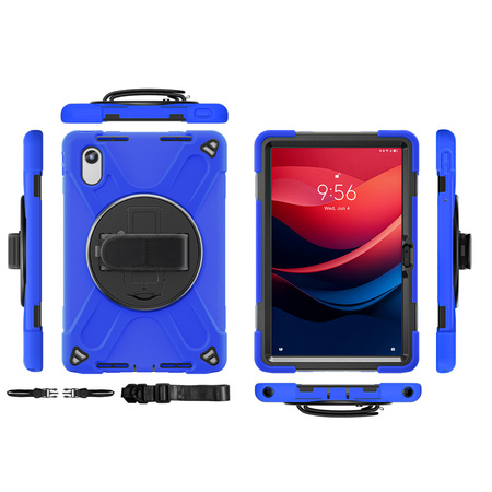Armored case with strap for Lenovo Tab M11 TB330FU 10.95" (Navy blue)