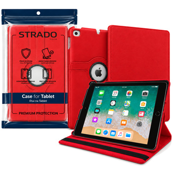 Etui obrotowe do Apple iPad Air/ Air 2 9.7" 2017/2018 gen 5/6 - czerwone
