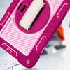 Etui pancerne z uchwytem Shockproof do Xiaomi Redmi Pad SE 2023 11 / Redmi Pad SE 11, różowe złoto - ochronne