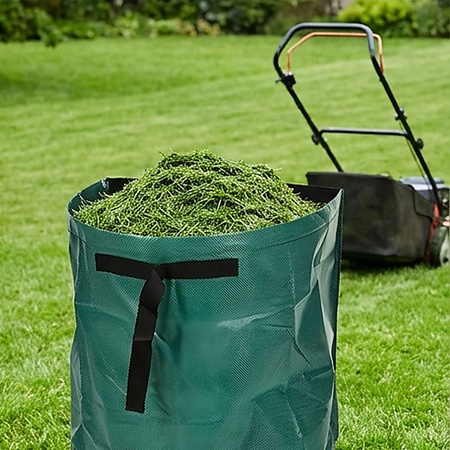 Worek kosz ogrodowy z uchwytami mocny na odpady liście trawę gałęzie 175L