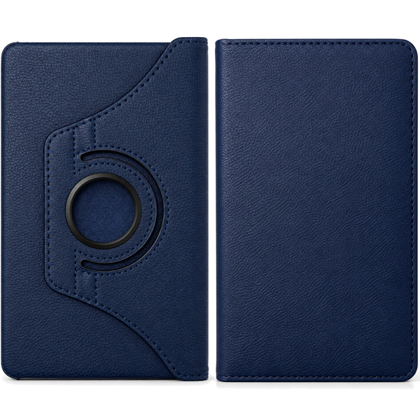 Etui obrotowe do Samsung Galaxy Tab A11 X135/ X133 A9 SM-X115/X110 - granatowe