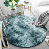 Shaggy Ombre Strado Round Carpet 180x180 OmbreNavy (Dark Blue)