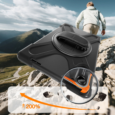 Etui Armor do Xiaomi Redmi Pad 2 11" 2025 pasek uchwyt podstawka pancerne