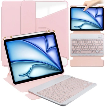 Etui klawiatura 360 iPad Air 13 2025/2024 - Pink