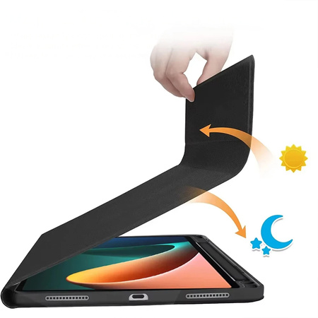 Puzdro s klávesnicou na Xiaomi Pad 7 / Pad 7 Pro 11.2 na stylus / Xiaomi Pad 7 Pro, čierne - ochranné so stojanom