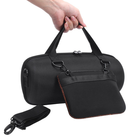 Etui pokrowiec na głośnik do JBL Xtreme 2 oraz ładowarkę uchwyt pasek HARD, czarne
