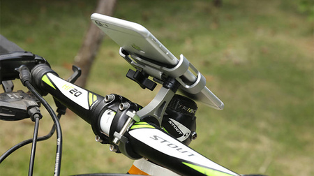 Bike handlebar phone holder scooter (Black)