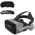 Zestaw Okulary 3D VR Shinecon G07E + Gamepad - do smartfona na filmy, gry i VR