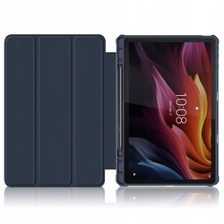 Puzdro s klapkou Clear na Lenovo Tab K11 Plus 11.45 / Lenovo K11 Plus, tmavomodré - ochranné so stojanom