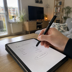 Precyzyjny rysik stylus pen do tabletu telefonu, uniwersalny, czarny