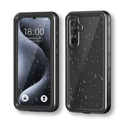 IP68 360+ strap waterproof case for Galaxy A35 5G (Black)
