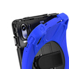 Puzdro Armor Strap na Lenovo Tab M11, tmavomodré - ochranné so stojanom, prístup k portom a tlačidlám