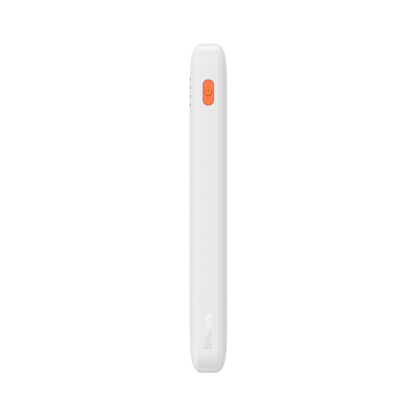 powerbank Baseus Airpow 20W 10000mAh z káblom Baseus Simple Series USB-A USB-C 30 cm, biely