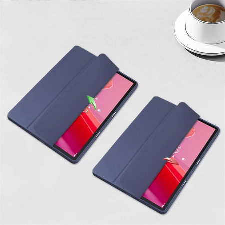 Puzdro Crystal case na Lenovo Tab M11 10.95 11 / 11 TB330, tmavomodré - ochranné so stojanom