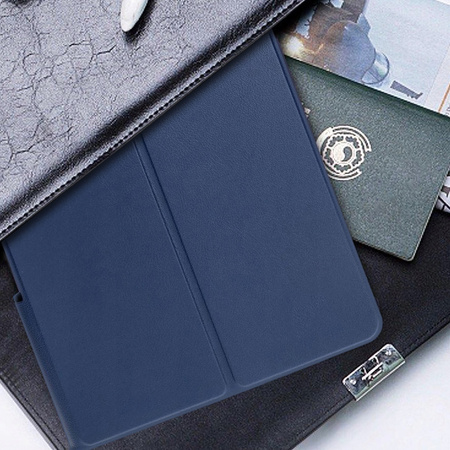Smart magnetic case for Lenovo Tab Plus TB351FU (Navy blue)