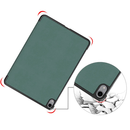 Puzdro Smart Case obal na iPad Air 13 Gen 6 2024 A2903 A2904 / Gen. 6 A2898, zelené - ochranné