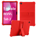 Puzdro Armor na T-Mobile T Tablet 2 10.1 5G 2025 pancierové, červené - ochranné so stojanom