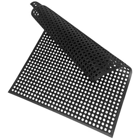 Perforated rubber floor mat 60x90cm - PRF6