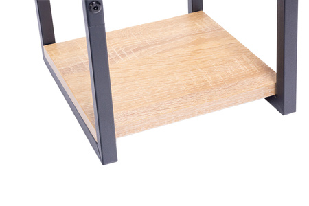 PANORAMA 6 level metal standing flower stand - elegant flower and plant stand OAK