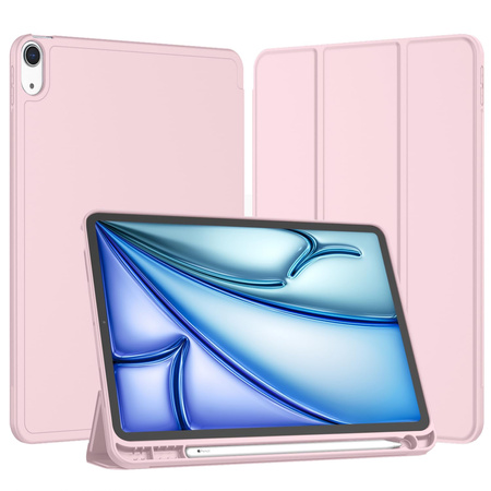 Etui Smart do iPad 10.9 2022 Gen. 10, różowe - ochronne z podstawką, dostęp do portów i przycisków