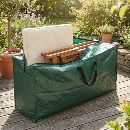 Pokrowiec ochronny na poduszki ogrodowe torba woodoodporna uchwyty plandeka