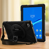 Armored case with strap for Lenovo Tab M11 TB330FU 10.95" (Black)